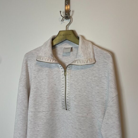 VARLEY Keller Doublesoft 1/2 Zip Marl Heather Pullover Sweatshirt \\ S - Picture 3 of 10